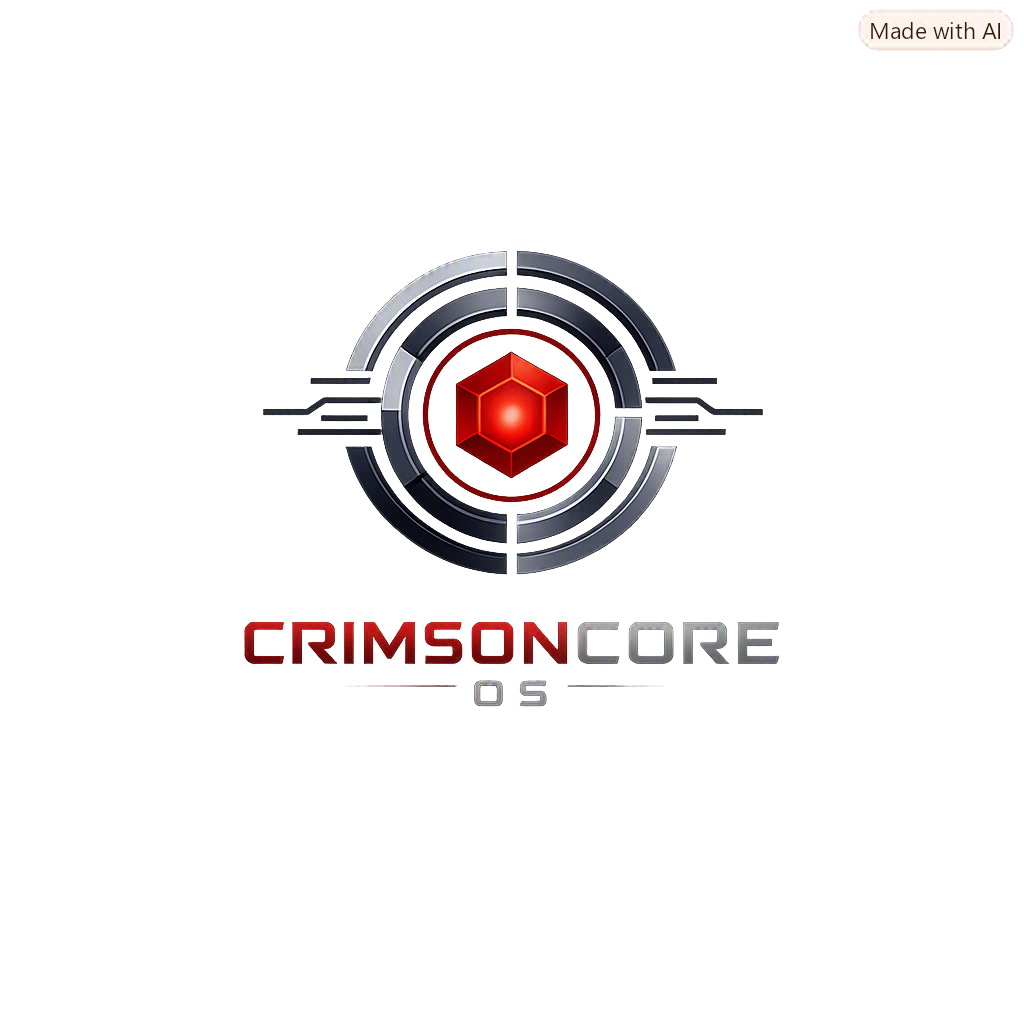 CrimsonCore OS dashboard preview